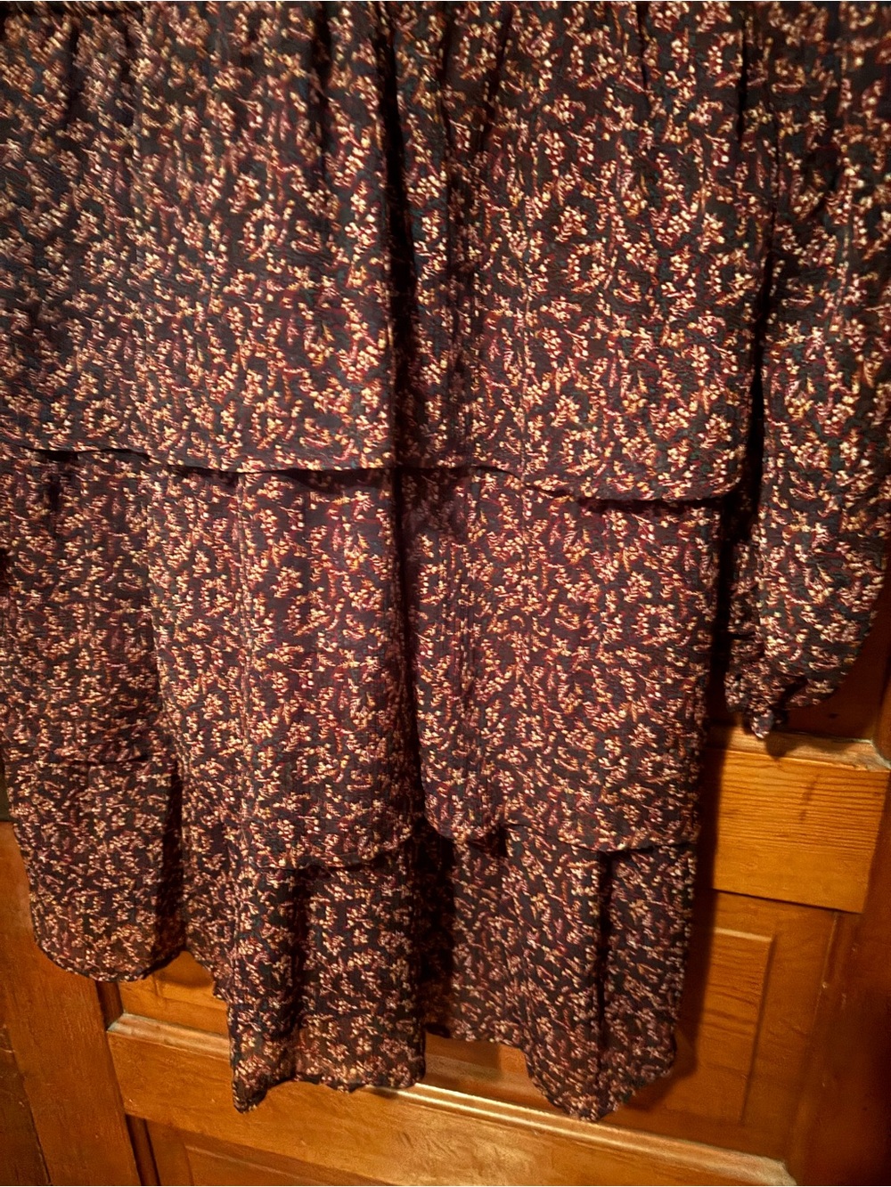 Dip Brand Burgundy/Maroon Floral Dress - Picture 3 of 6